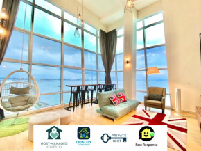 Maritime Suite #Pool Table #Full Seaview #Georgetown #6pax #2BR 2bath #1King 2single 2floor mattress #Quality well maintained #Private host